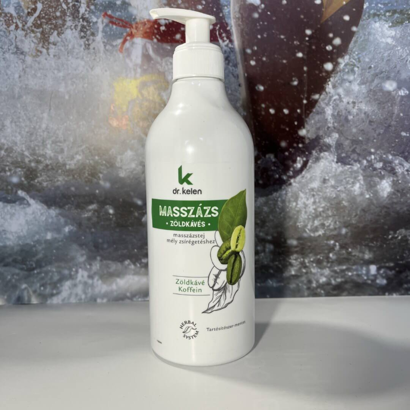 Dr Kelen Zöld Kávés Masszázstej 500 ml nagyker Szolárium Szerviz Kft.