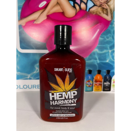 Seven 7Suns Hemp Harmony After Tan Bronzosítóval 236 ml testápoló nagyker Szolárium Szerviz Kft.