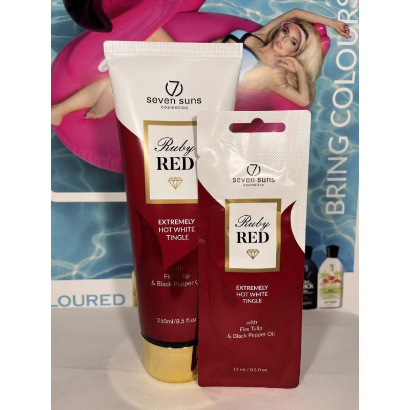 Seven 7Suns Ruby Red bronzosító szolárium krém nagyker Szolárium Szerviz Kft.