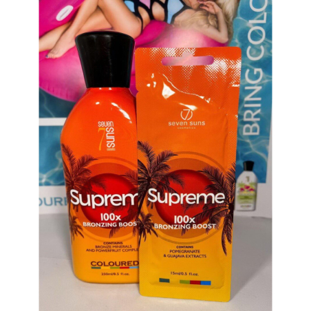 Seven 7Suns Supreme 100x szolárium krém nagyker Szolárium Szerviz Kft.