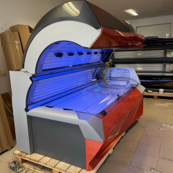 Ergoline Evolution 660 fekvő szolárium antracit - orange - Szolárium Szerviz Kft. ASR® Automata Szolárium Rendszer