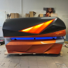 Ergoline Evolution 660 fekvő szolárium antracit - orange - Szolárium Szerviz Kft. ASR® Automata Szolárium Rendszer